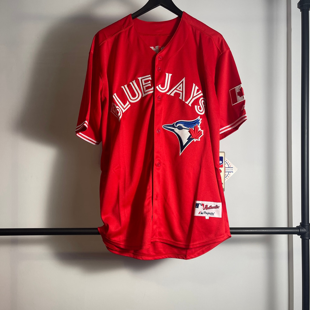 Men's Majestic Toronto Blue Jays Hutchison Jersey size 54